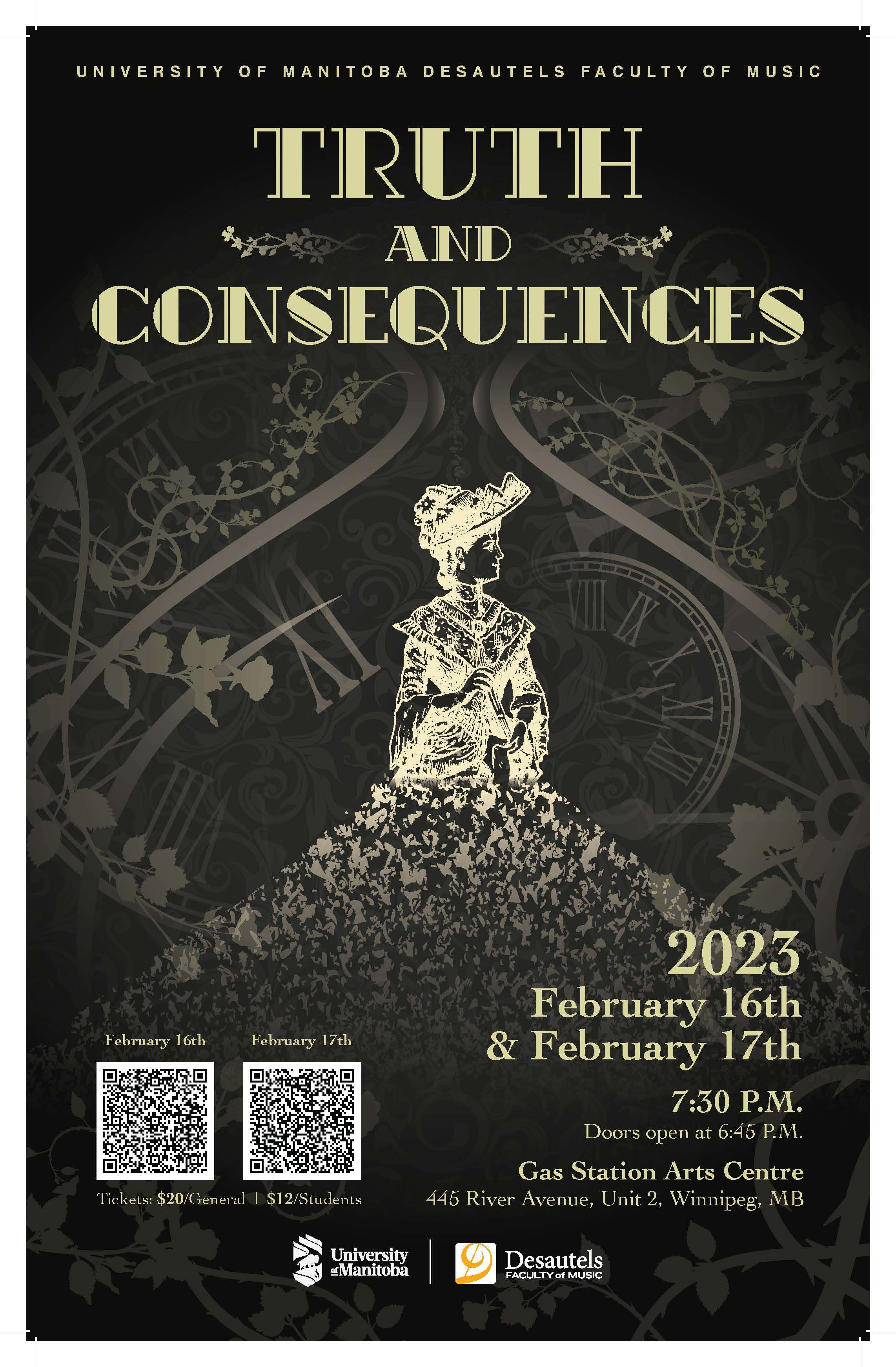 Desautels Faculty of Music Opera Theatre Presents: Truth and Consequences (Night 1)