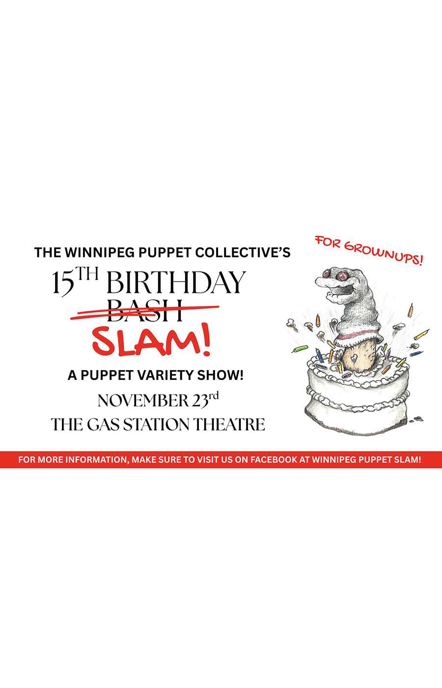 The Winnipeg Puppet Collective's 15th Birthday SLAM!