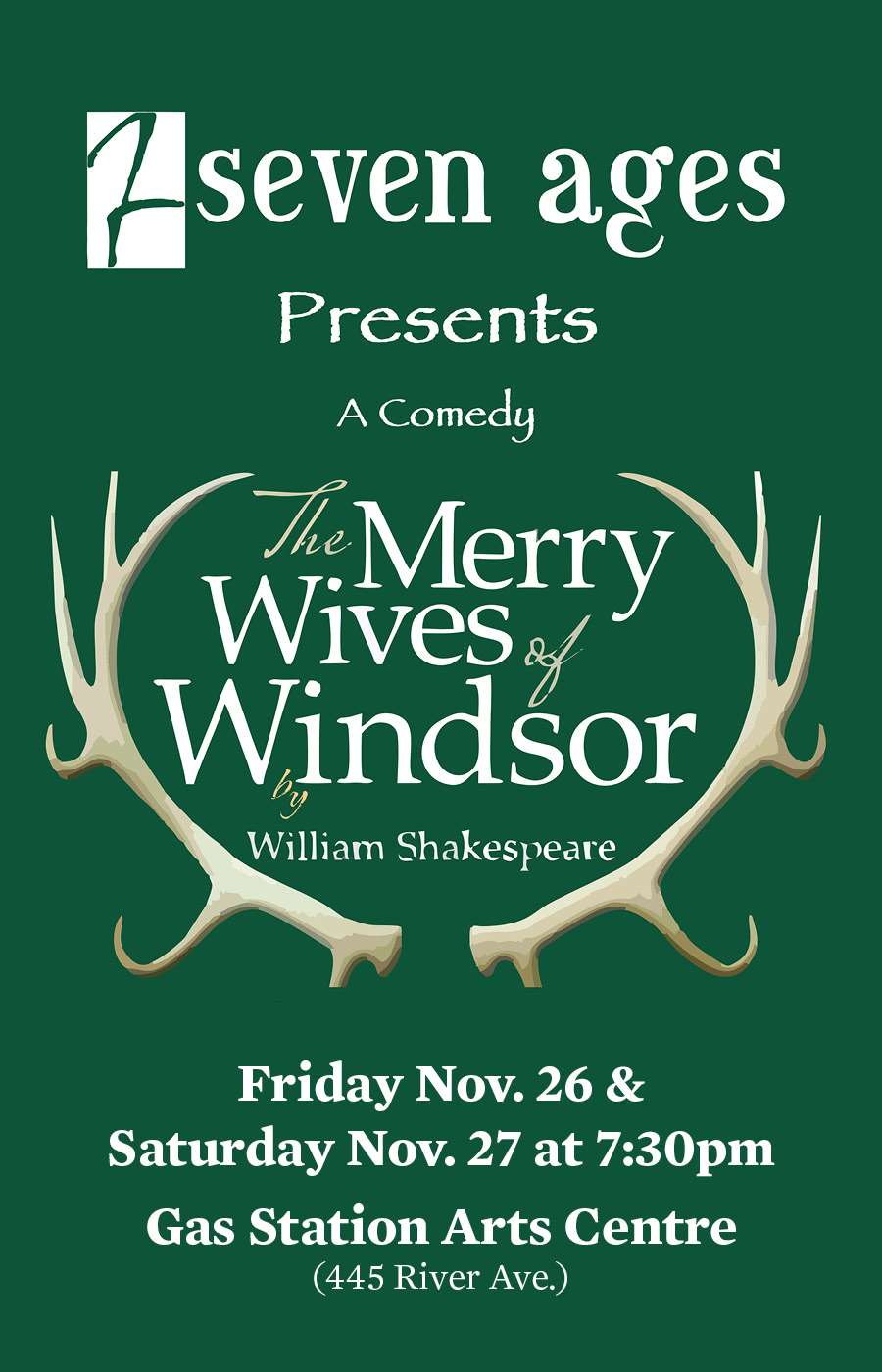 7 Ages Presents A Comedy, The Merry Wives of Windsor by William Shakespeare